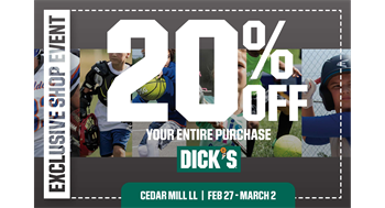Dick's Sporting Goods Shopping Event